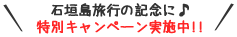 石垣島旅行の記念に